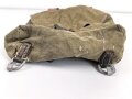 Rucksack Wehrmacht, kleine Ausführung für Artillerie. Stark getragenes Stück