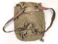 Rucksack Wehrmacht, kleine Ausführung für Artillerie. Stark getragenes Stück