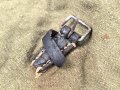 Rucksack Wehrmacht, kleine Ausführung für Artillerie. Stark getragenes Stück