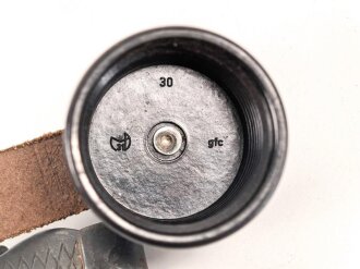 Teil einer Belederung  für eine Feldflasche der Wehrmacht. Unvollständig