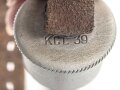Teil einer Belederung  für eine Feldflasche der Wehrmacht. In Teilen wohl eigenbau
