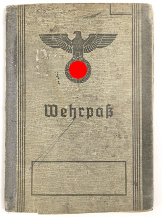 Wehrpaß Heer, eingestellt am 17.4.42 bei Artillerie...