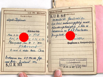 Wehrpaß Heer, ausgestellt 6.1.1937