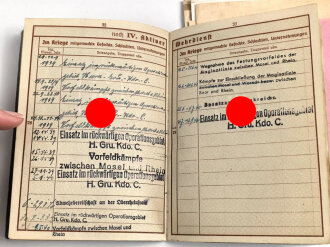 Wehrpaß Heer, ausgestellt 6.1.1937