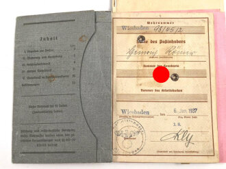 Wehrpaß Heer, ausgestellt 6.1.1937