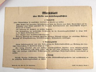 Wehrpaß Heer, ausgestellt 6.1.1937