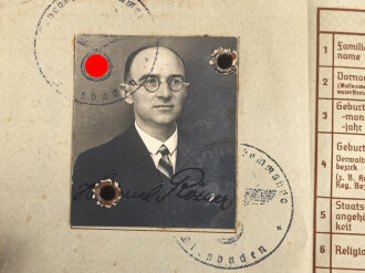 Wehrpaß Heer, ausgestellt 6.1.1937