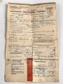 Wehrpaß Heer, ausgestellt 6.1.1937