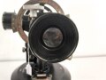 Wehrmacht Ballontheodolith, Hersteller crh für Schmidt & Haensch, Mechanische Werkstätte Berlin. Augenscheinlich komplett und in gutem Zustand. Seltenes Stück, in 30 Jahren hauptberuflicher Tätigkeit das dritte Stück.