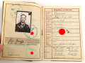 Wehrpaß, ausgestellt 28.4.1939