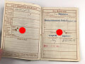 Wehrpaß, ausgestellt 28.4.1939