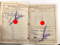 Wehrpaß, ausgestellt 28.4.1939