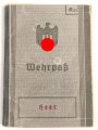 Wehrpaß Heer, ausgestellt 25.9.1936
