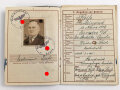 Wehrpaß Heer, ausgestellt 25.9.1936