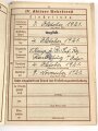 Wehrpaß Heer, ausgestellt 25.9.1936