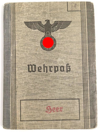 Wehrpaß Heer, ausgestellt 6.1.1938
