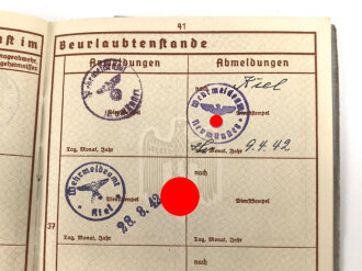 Wehrpaß Heer, ausgestellt 14.6.1937