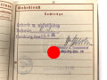 Wehrpaß Heer, ausgestellt 14.6.1937