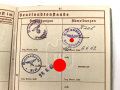 Wehrpaß Heer, ausgestellt 14.6.1937