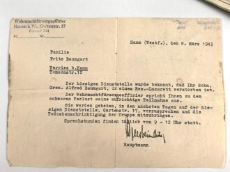 Wehrpaß Heer, ausgestellt 19.2.1942