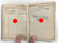 Wehrpaß Heer, ausgestellt 19.2.1942