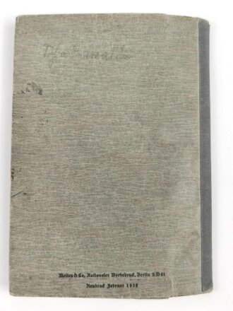 Wehrpaß, ausgestellt 8.5.1940