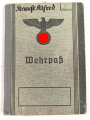 Wehrpaß, ausgestellt 8.5.1940
