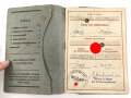 Wehrpaß, ausgestellt 8.5.1940