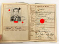 Wehrpaß, ausgestellt 8.5.1940