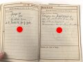 Wehrpaß, ausgestellt 8.5.1940