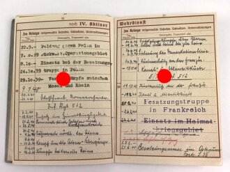 Wehrpaß Heer, ausgestellt 15.4.1936