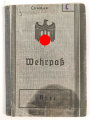 Wehrpaß Heer, ausgestellt 15.4.1936
