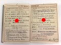 Wehrpaß Heer, ausgestellt 15.4.1936
