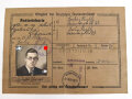 Wehrpaß Heer, ausgestellt 15.4.1936