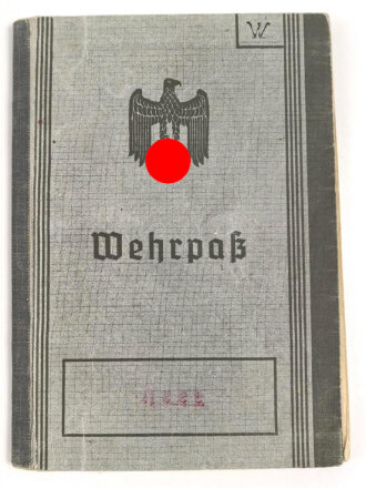 Wehrpaß Heer, ausgestellt 14.10.1936