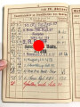 Wehrpaß Heer, ausgestellt 14.10.1936