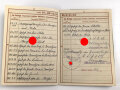 Wehrpaß Heer, ausgestellt 14.10.1936