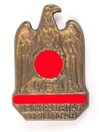 Blechabzeichen NSDAP Reichsparteitag Nürnberg 1933