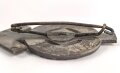 Hitler Jugend, Leistungsabzeichen in Silber . " B " Stück aus Leichtmetall, Hersteller M1/35