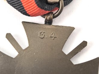 Ehrenkreuz für Frontkämpfer am Band, Hersteller G4, sehr guter Zustand
