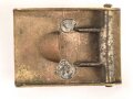 Koppelschloss SA mit auf der Spitze stehendem Hakenkreuz , Ausführung 38mm