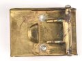 Koppelschloss SA mit auf der Spitze stehendem Hakenkreuz , Ausführung 38mm