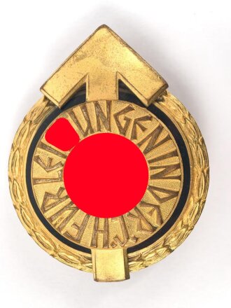 HJ Führersportabzeichen, RZM M1/101 , Verleihungsnummer 14306,  in  gutem Zustand