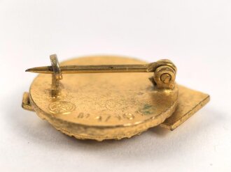Miniatur 16mm zum HJ Führersportabzeichen, RZM M1/101 , sehr guter Zustand