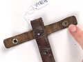 Fahrtenmesser für Angehörige der Hitlerjugend. Hersteller Ernst Pack & Söhne Solingen 1937.Devise deutlich, Griffraute wackelt leicht wie es sein soll. Ungereinigtes Stück in gutem Gesamtzustand