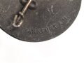 Leichtmetallabzeichen Hitler- Jugend, " 2. Gebietsaufmarsch Nordsee / Bremen 1937 " Ungereinigtes Stück
