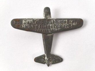Blechabzeichen " Das Deutsche Volk muß ein Volk von Fliegern werden. Hermann Göring"