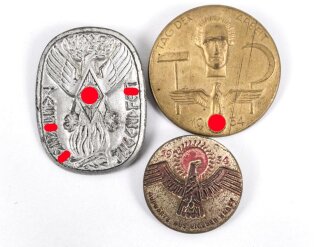 5 Blechabzeichen III.Reich