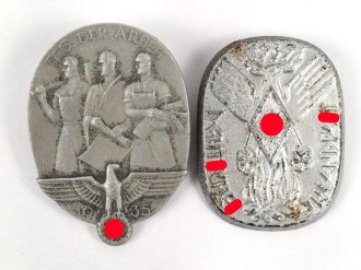 5 Blechabzeichen III.Reich