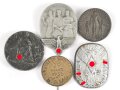 5 Blechabzeichen III.Reich